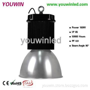 High Power 180w Industrial led low bay lighting